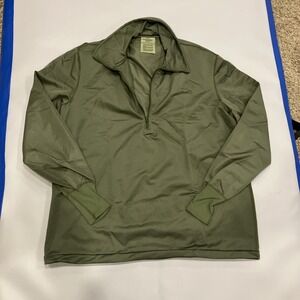 US Military Army Shirt Large Sleeping Heat Retentive Moisture Resistant OG Olive